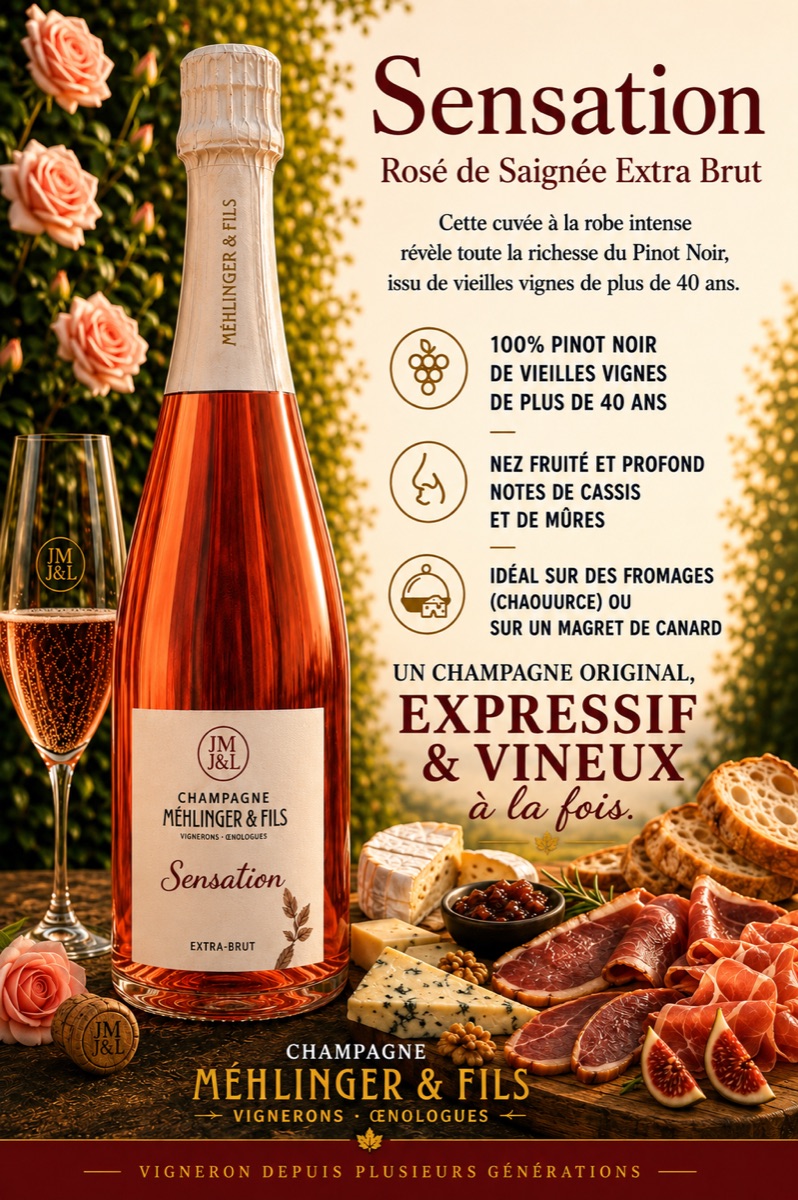 Sensation, Rosé de Saignée