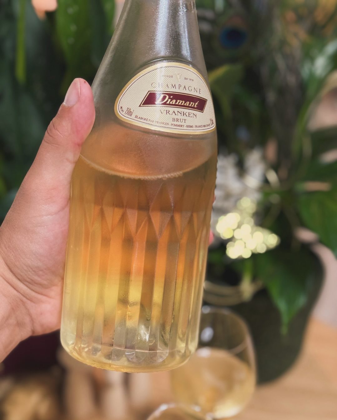 Die Facettenflasche allein ist schon Statement genug – aber geschmacklich kann der Diamant von @champagnevranken mithalten: kraftvoll, präsent, mit Tiefe. Ein Champagner, der in… (9)