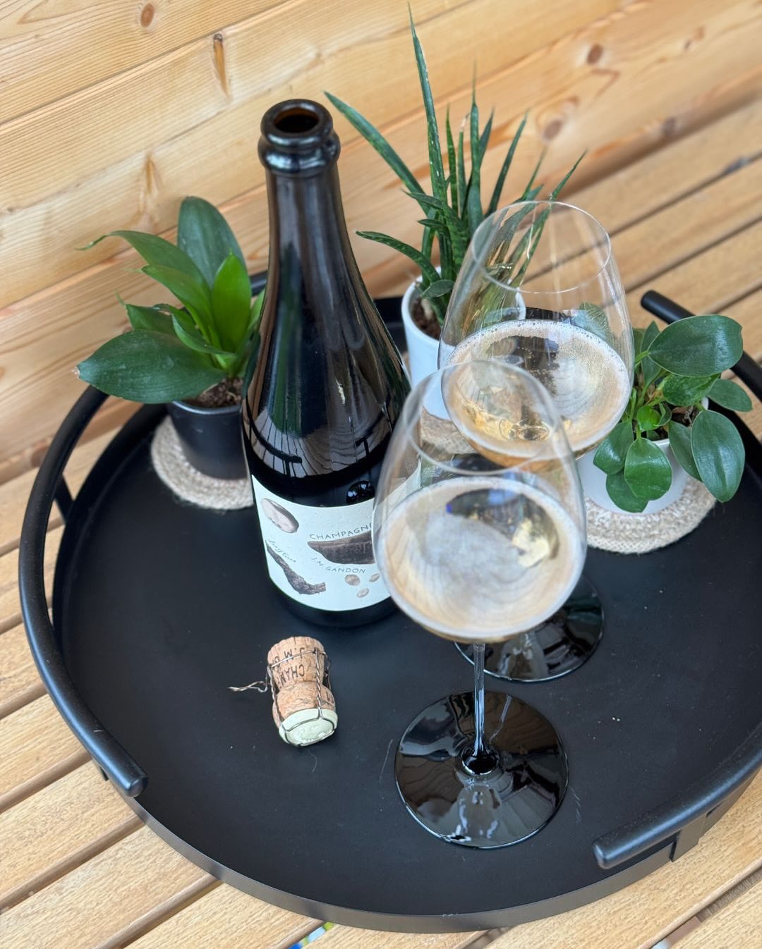 Ein kleiner Moment am Nachmittag – keine Hektik, kein Anlass. Nur ein tolles Glas an einem ruhigen Feiertag. Was da ins @riedel_official Black Tie kam, war nicht irgendein Champ… (7)