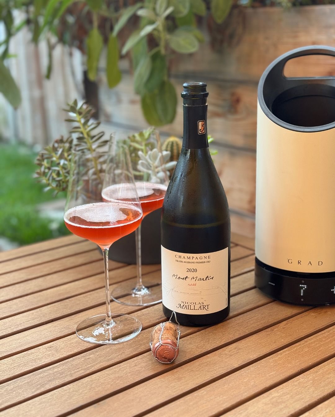Gestern geöffnet: Mont Martin Rosé 2020 von @nicolasmaillart – ein Premier Cru aus Villers Allerand mit feiner Farbe, klarer Struktur und intensiver Frische. Doch beim Blick auf… (3)