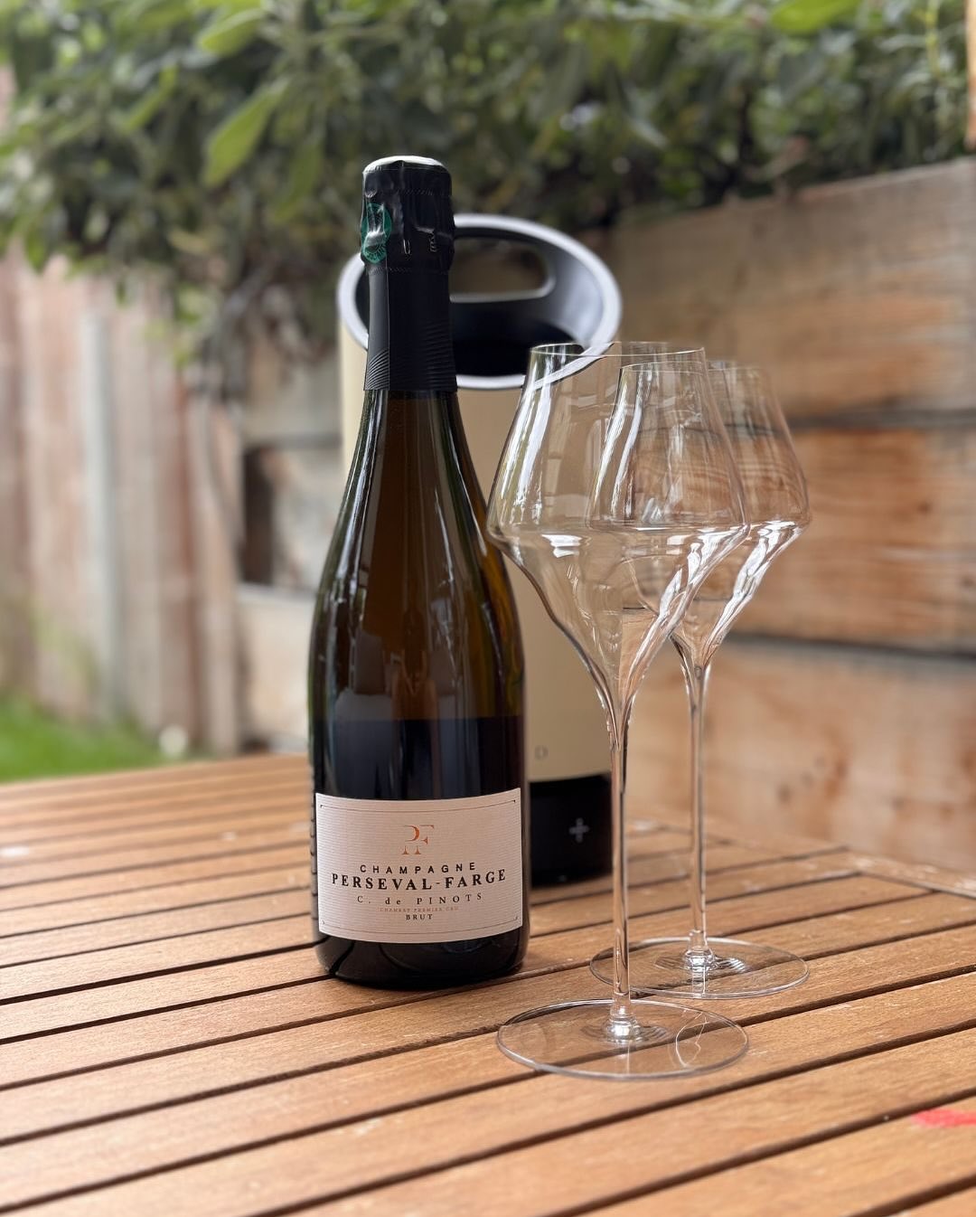 Gestern habe ich den @persevalfarge – C. de Pinots geöffnet. Ein Brut, aber erstaunlich straff mit der geringen Dosage – genau wie der Tag, der uns trotz kühler Luft und mit ang… (3)