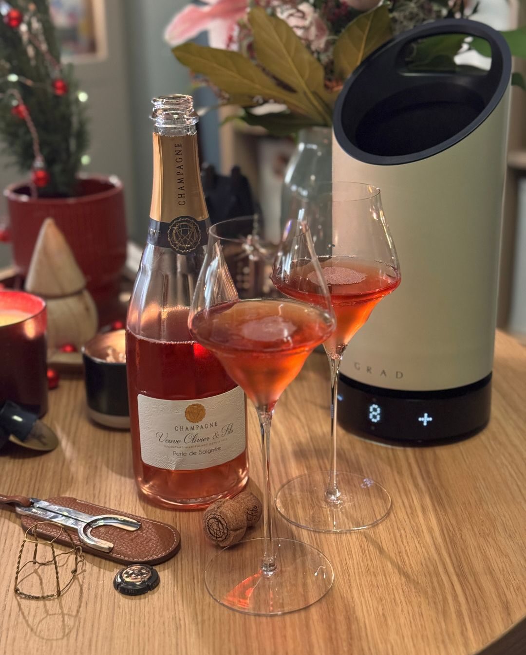 Die Farbe verrät’s schon: Rosé de Saignée – 14 Stunden Maischekontakt. Mehr Struktur, mehr Saft, ein kleines bisschen Tannin – und genau das macht ihn so spannend. Erdbeere, Rib… (7)