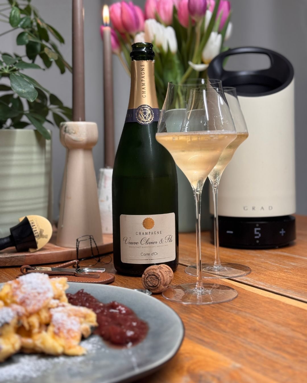 Am Donnerstag gab’s hier ja schon den Millésime 2018 von @veuve_olivier_et_fils – strukturiert, präzise, fast schon geschäftsmäßig. Heute schalten wir drei Gänge zurück und mach… (1)
