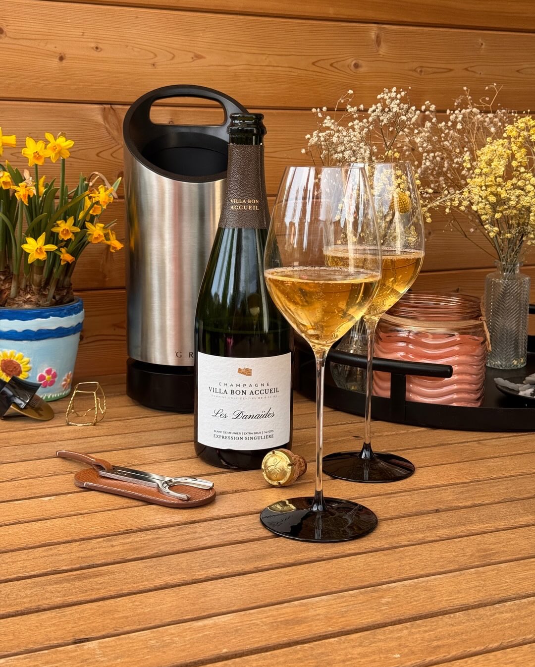 Eine echte Rarität aus der Vallée de la Marne! 🥂✨ Gestern habe ich eine Flasche geöffnet, die man nicht alle Tage in der Hand hat: Les Danaïdes von @domainevillabonaccueil . Wa… (1)