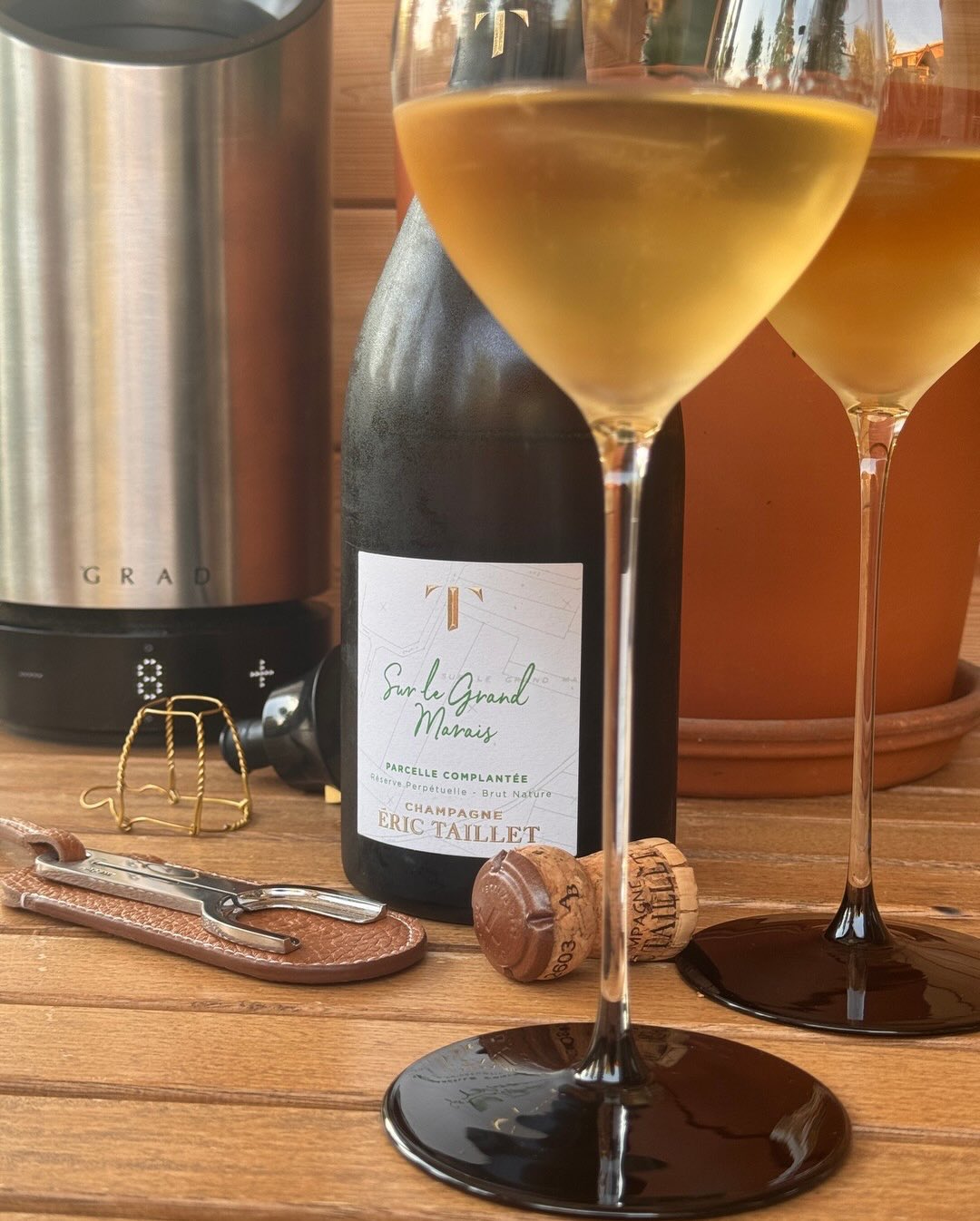Heute zeige ich euch den “Sur le Grand-Marais” von Champagne Éric Taillet. @champagneerictaillet baut diese Cuvée aus einer einzigen Parzelle auf: dem Grand-Marais. Eine Lage… (7)