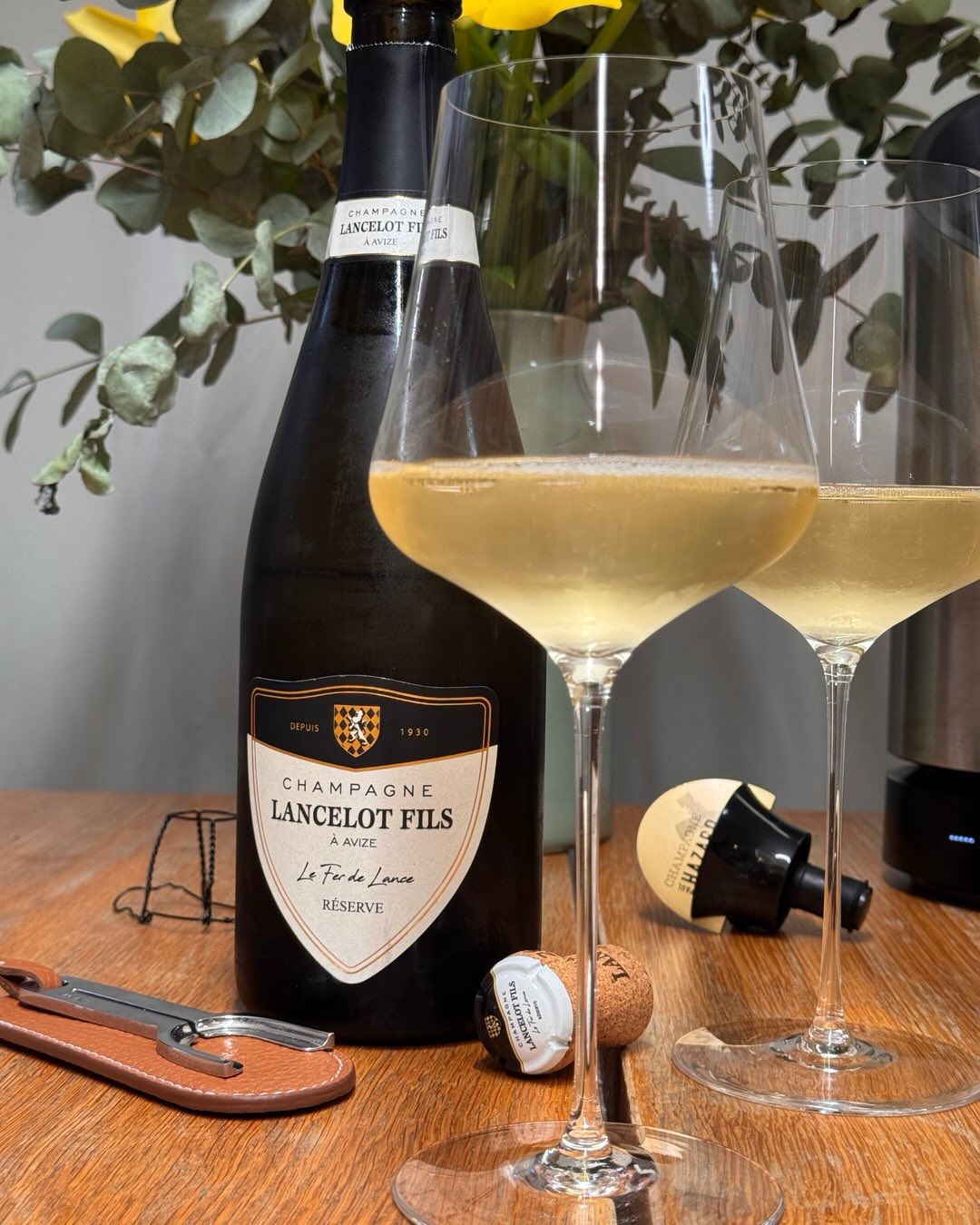 Ein Blanc de Blancs aus Avize mit dem Namen „Le Fer de Lance“ - die Lanzenspitze. Passender könnte der Name nicht sein, denn dieser Champagner zielt präzise ins Schwarze. @champ… (6)