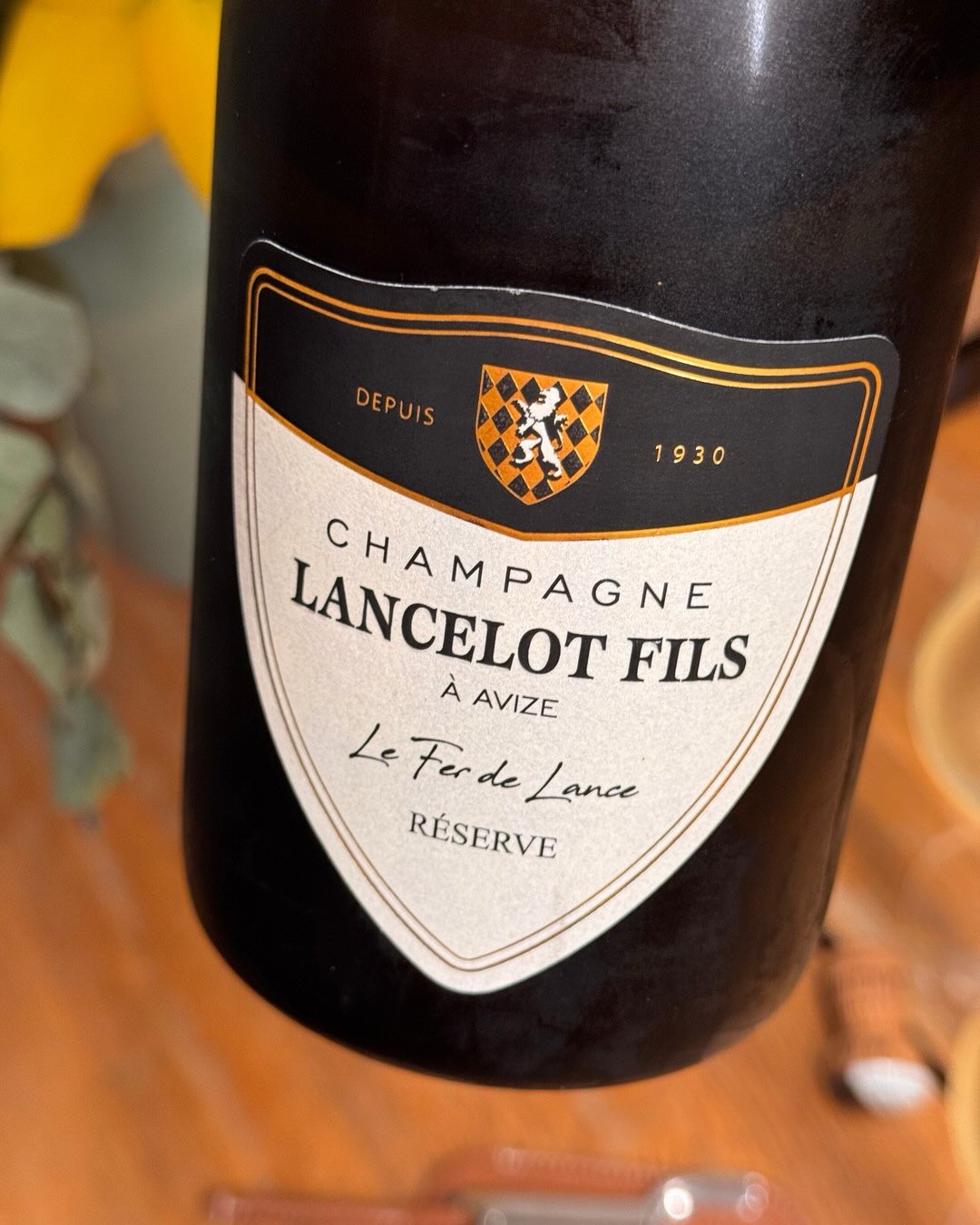 Ein Blanc de Blancs aus Avize mit dem Namen „Le Fer de Lance“ - die Lanzenspitze. Passender könnte der Name nicht sein, denn dieser Champagner zielt präzise ins Schwarze. @champ… (7)