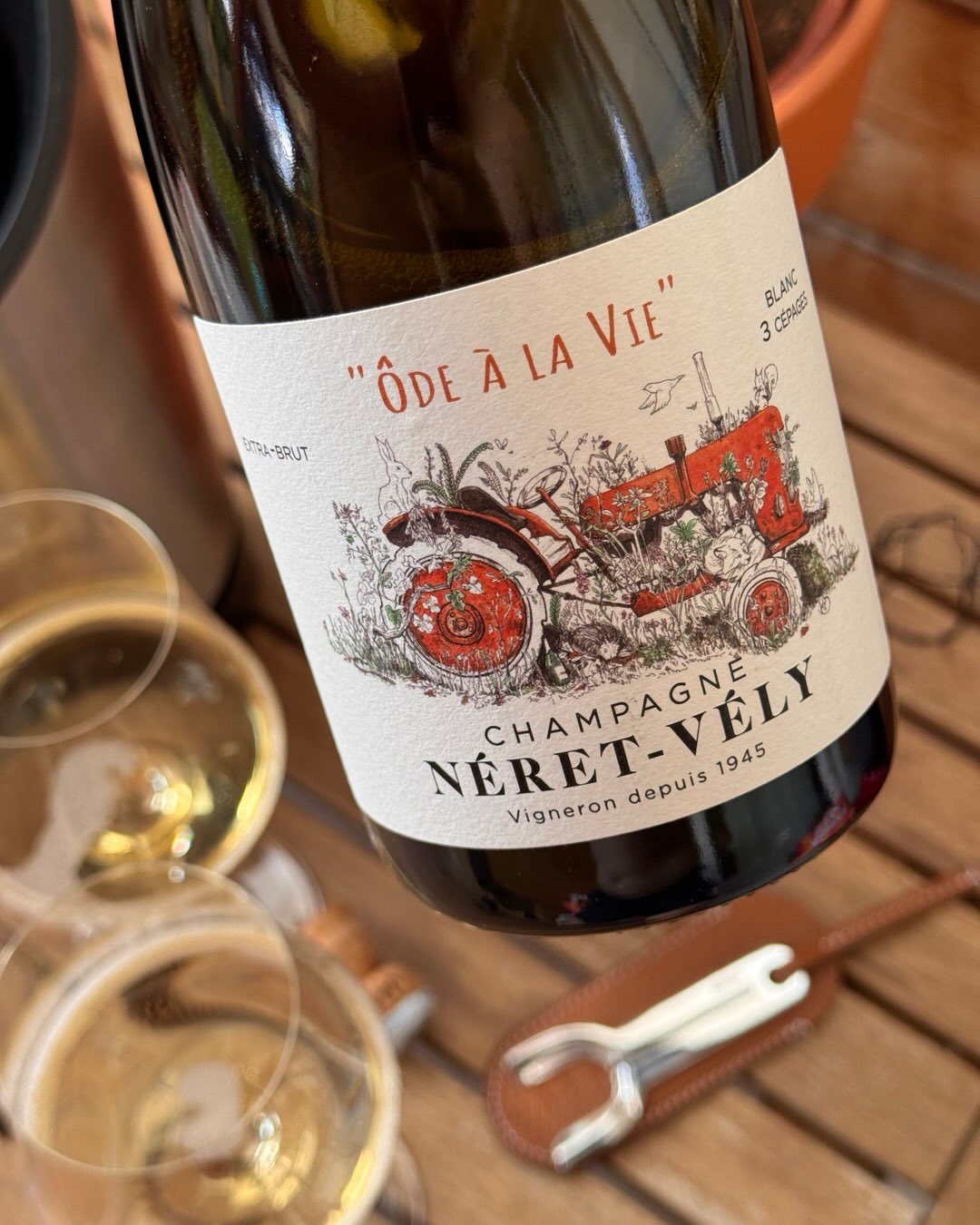 Die Cuvée „Ôde à la Vie“ von @champagneretvely aus Festigny und Vauchamps in der Vallée de la Marne ist allein schon vom Label her wunderschön und ich habe mich auf diese Flasch… (10)