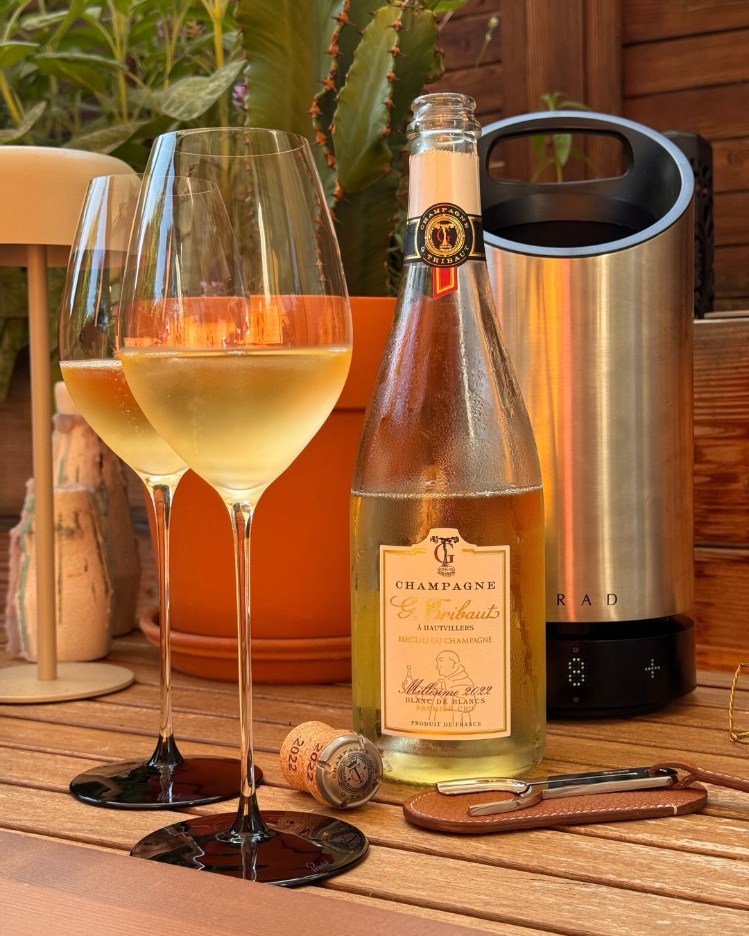 2022 ist ein Jahrgang, der mich überrascht hat. Blanc de Blancs von @champagne_g.tribaut mit Frucht, konzentriert, fast schon saftig. Was ich sagen kann: das 2022 war klimatisch… (1)