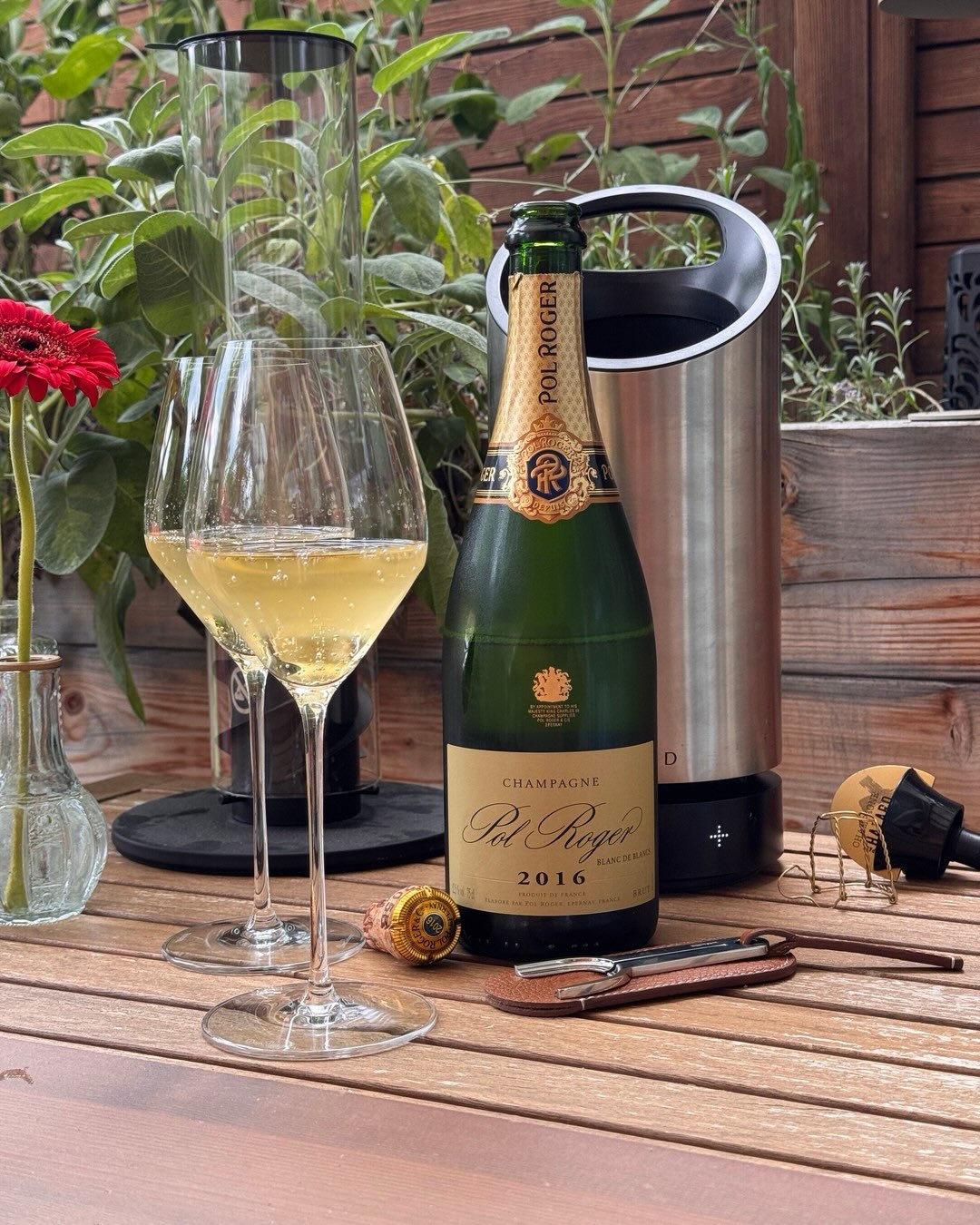 100% Chardonnay aus sechs Grands Crus der Côte des Blancs, alle separat vergoren. So arbeitet @pol_roger beim Blanc de Blancs 2016. Ich kann kein einzelnes Aroma benennen was hi… (7)