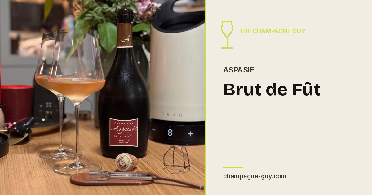 Champagne Aspasie: Brut de Fût