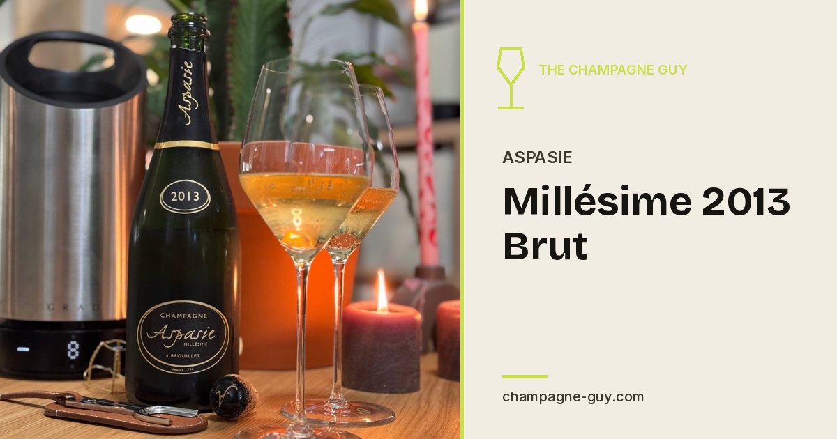 Champagne Aspasie: Millésime 2013 Brut