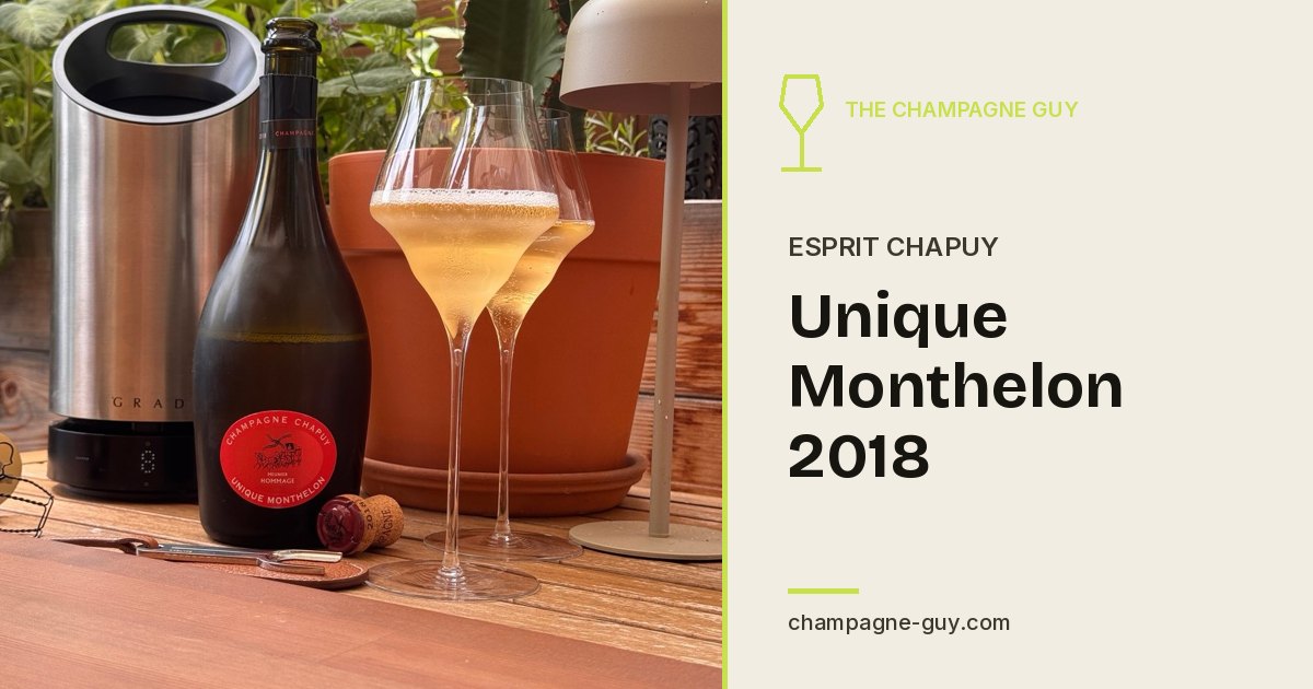 Champagne Esprit Chapuy: Unique Monthelon 2018