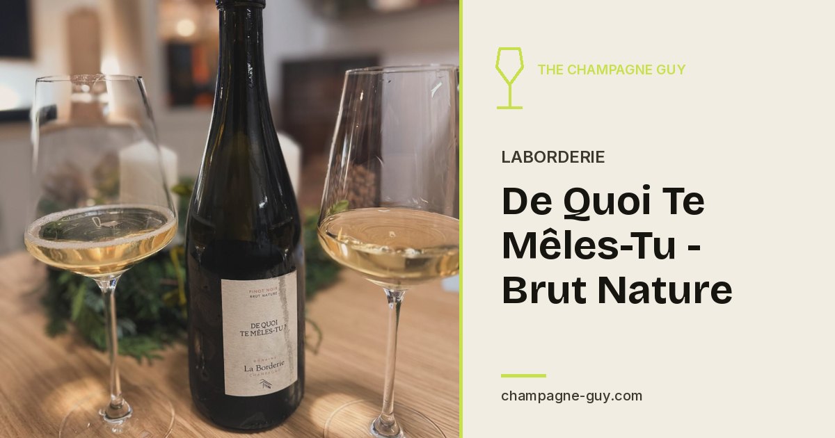 Champagne Laborderie: De Quoi Te Mêles-Tu - Brut Nature