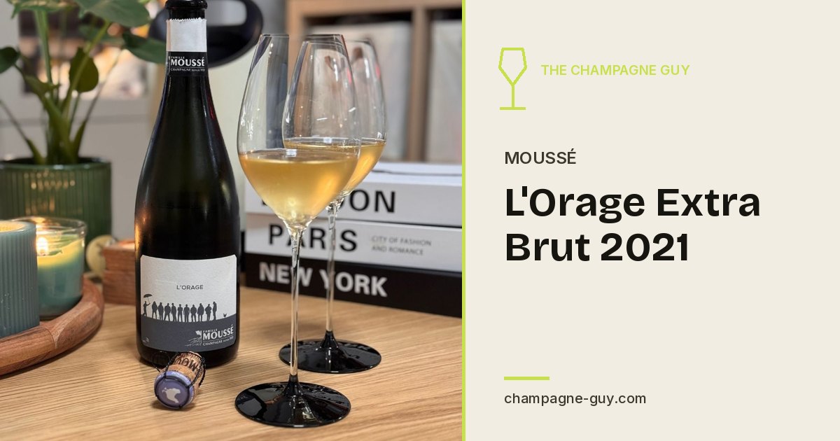 Champagne Moussé: L'Orage Extra Brut 2021