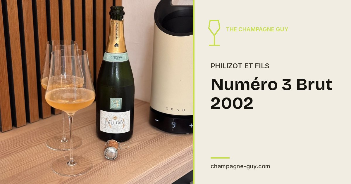 Champagne Philizot et Fils: Numéro 3 Brut 2002