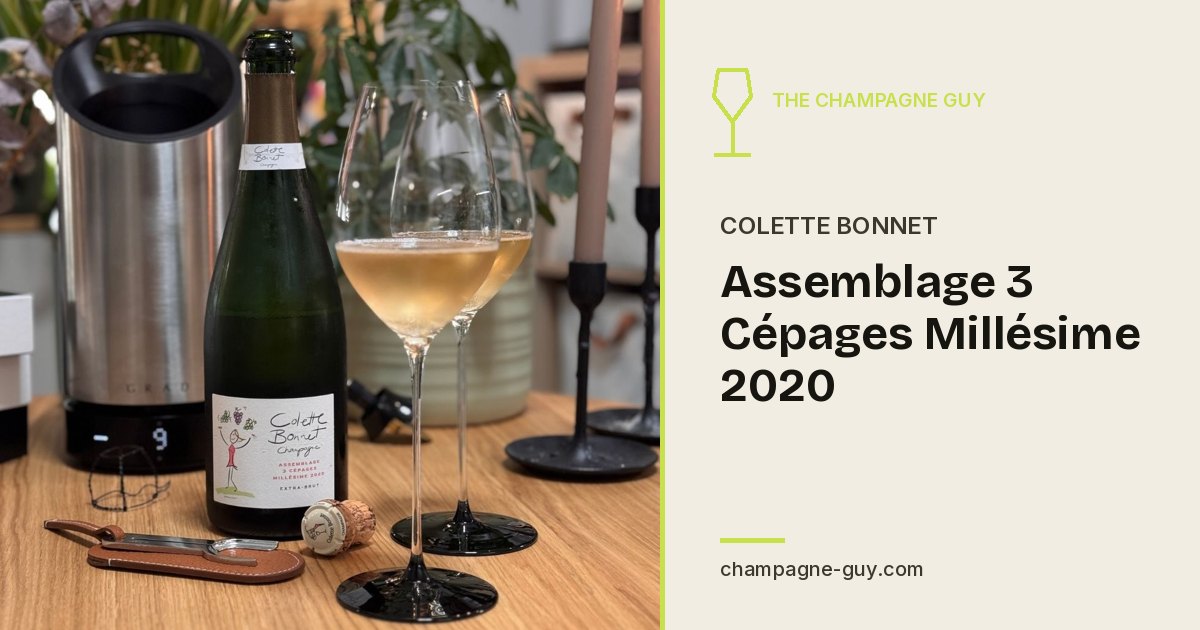 Colette Bonnet: Assemblage 3 Cépages Millésime 2020
