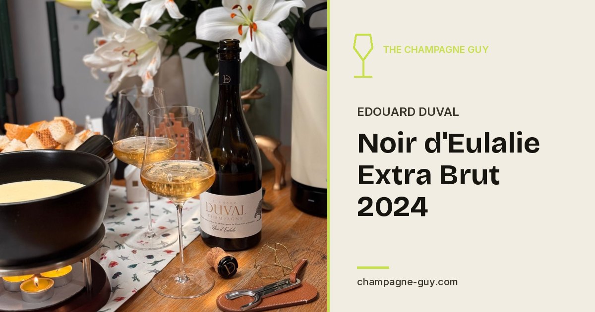 Edouard Duval: Noir d'Eulalie Extra Brut 2024