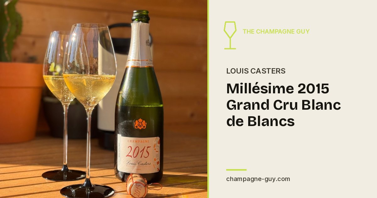 Louis Casters: Millésime 2015 Grand Cru Blanc de Blancs