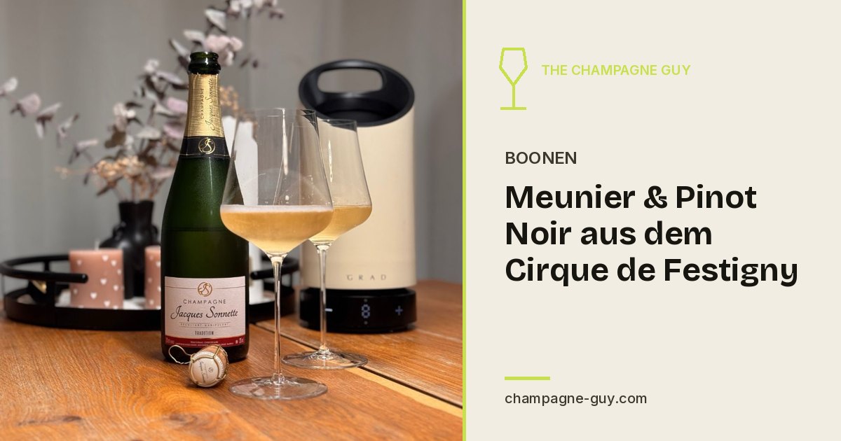 Champagne Boonen: Meunier & Pinot Noir aus dem Cirque de Festigny