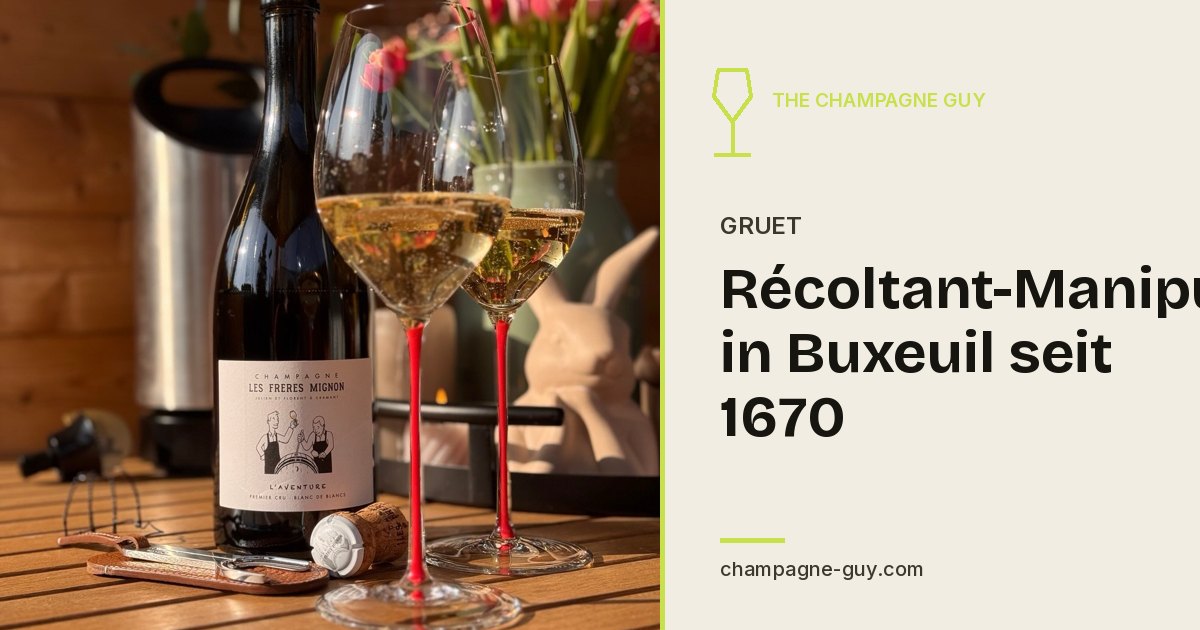 Champagne Gruet: Récoltant-Manipulant in Buxeuil seit 1670